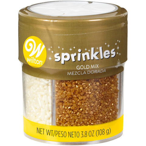Wilton Pearlized Gold 4 Cell Sprinkles