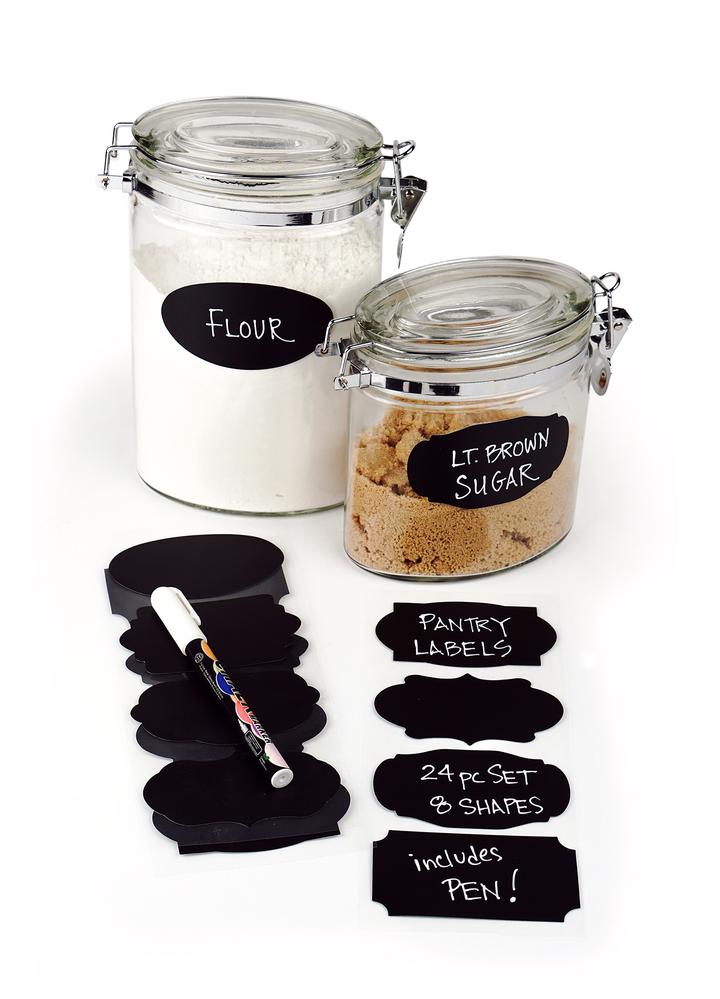 RSVP Reusable Pantry Labels Set of 24