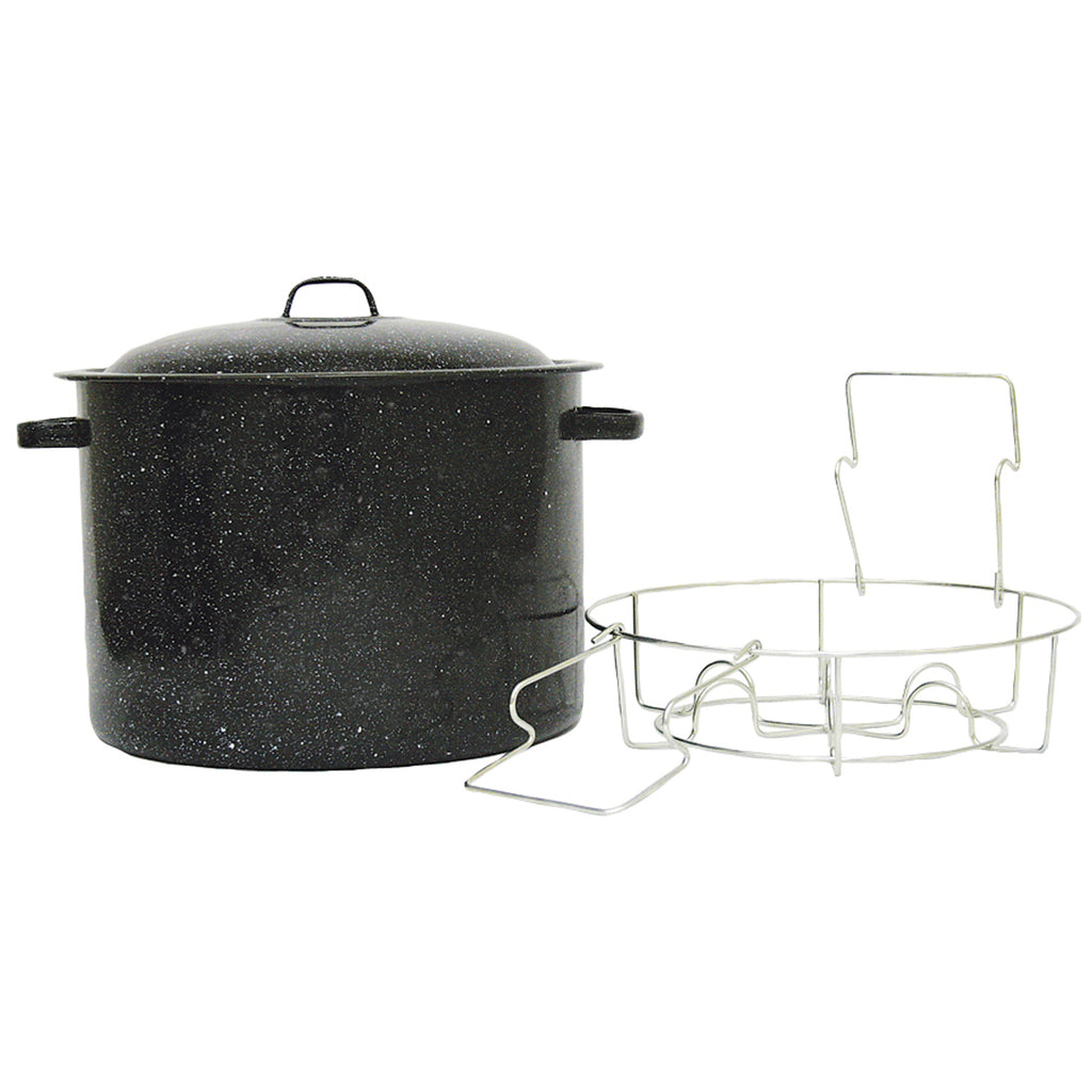 Granite Ware Canner W/Jar Rack