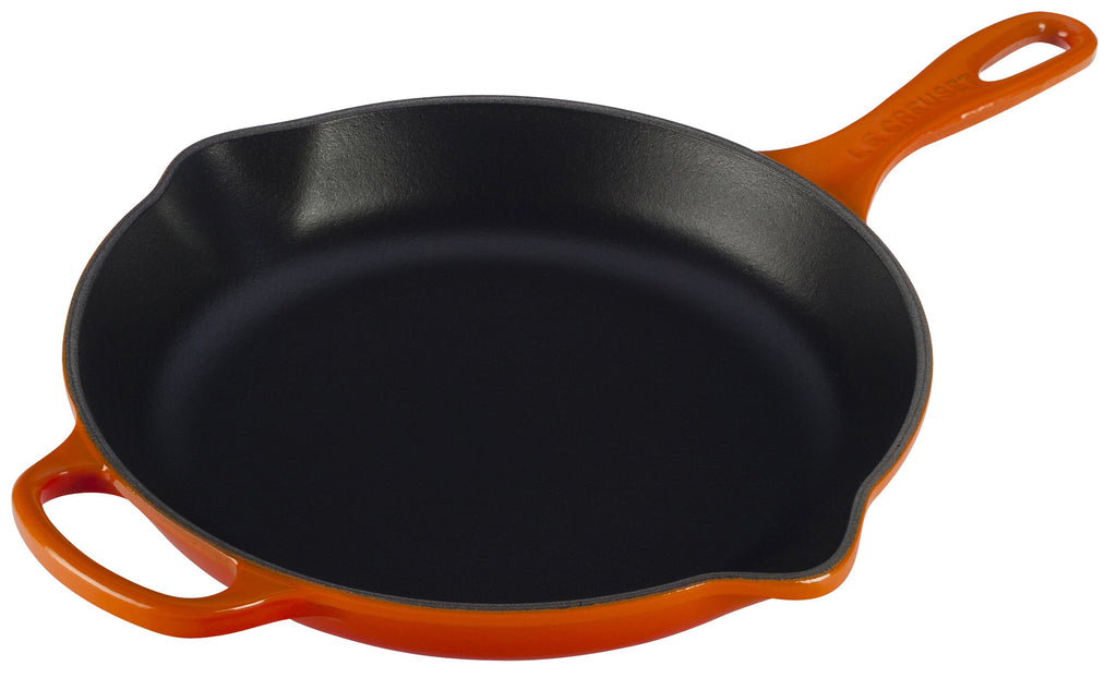 Le Creuset Flame 10 1/4" Cast Iron Skillet