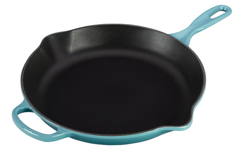 Le Creuset Caribbean 11 3/4" Cast Iron Skillet