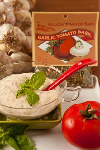 Halladay's Harvest Barn Garlic Tomato Basil Dip Mix