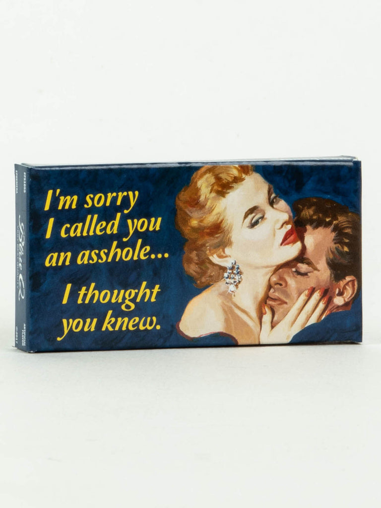 Blue Q Gum Sorry I Called You An Asshole