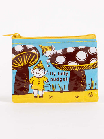 Blue Q Coin Purse itty-bitty budget