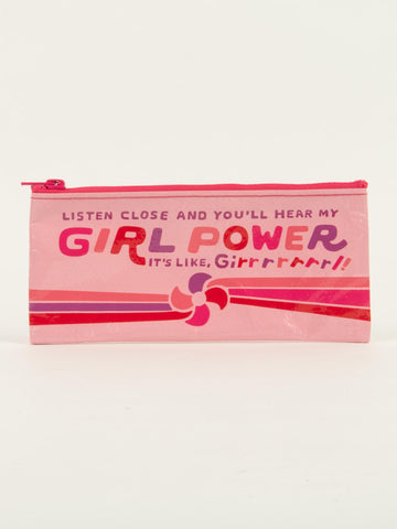 Blue Q Girl Power Pencil Case