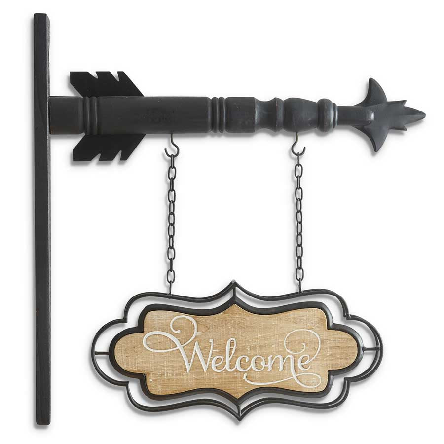 K & K Interiors Welcome Hanging Ornament