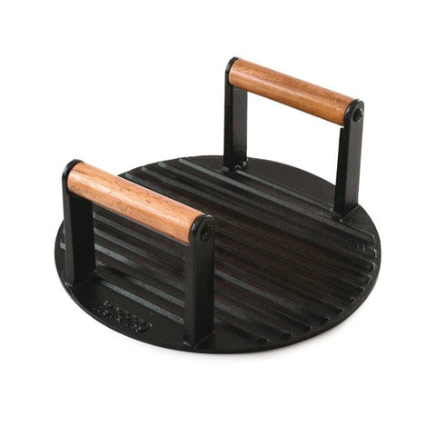 Norpro Pre-Seasoned Cast Iron Grill Top Bacon Press