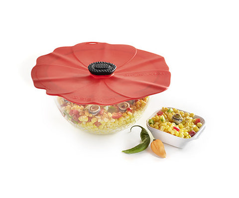 Charles Viancin Medium Silicone Lid 9" Poppy