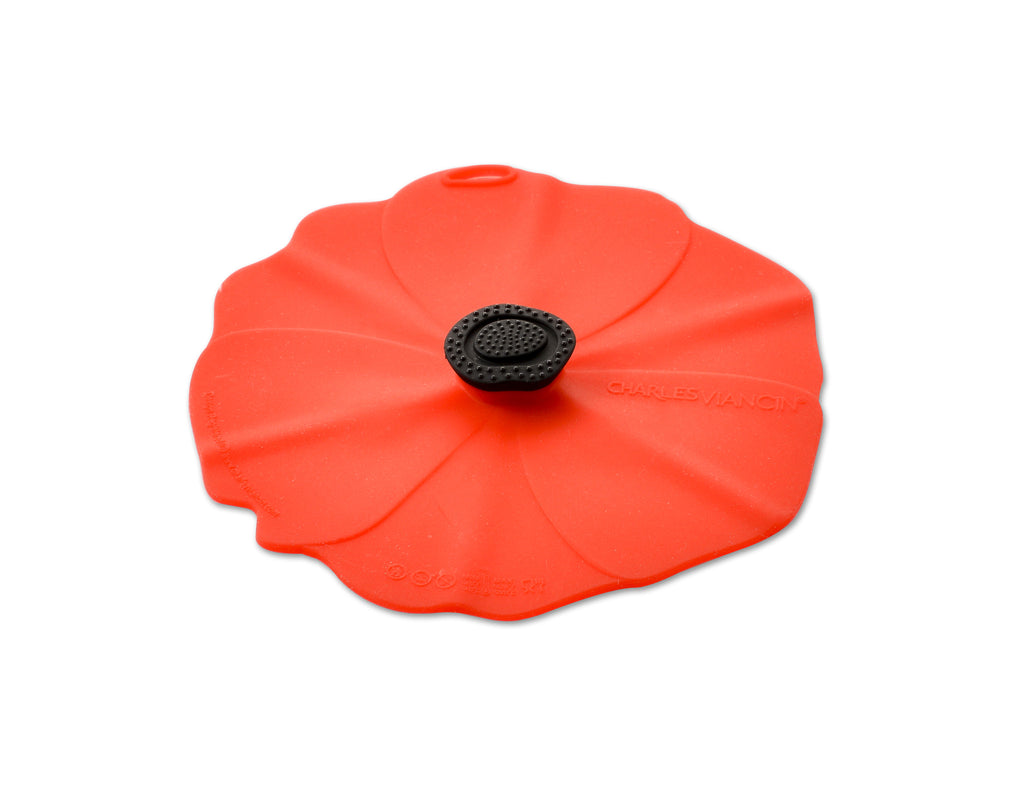 Charles Viancin Silicone Drink Covers 4" Set of 2 Poppy