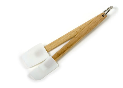 Norpro 2 piece Mini Spatulas White