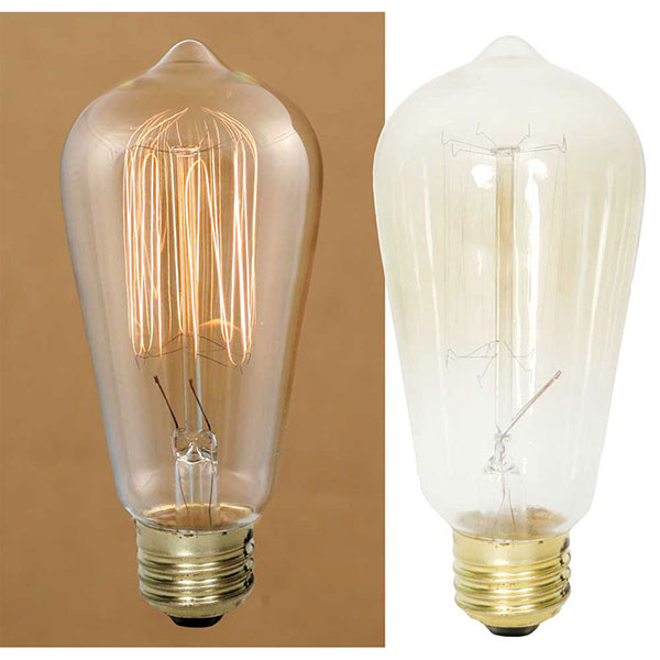 Colonial Tin Works Lg 40 Watt Edison Bulb