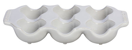 Le Creuset White Egg Carton - 6 Eggs