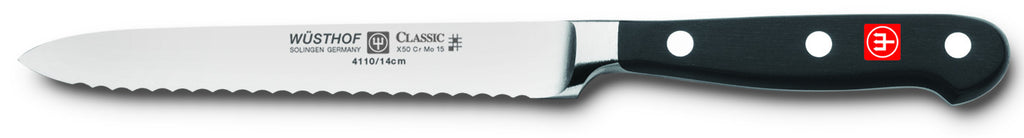 Wusthof Classic 5" Serrated Utility Knife