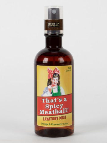 Blue Q Lavatory Mist That Was A Spicy Meatball