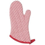 Now Designs Narrow Stripe Red Superior Oven Mitt