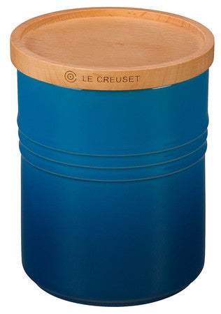 Le Creuset 2.5 Qt Marseille Canister With Wood Lid