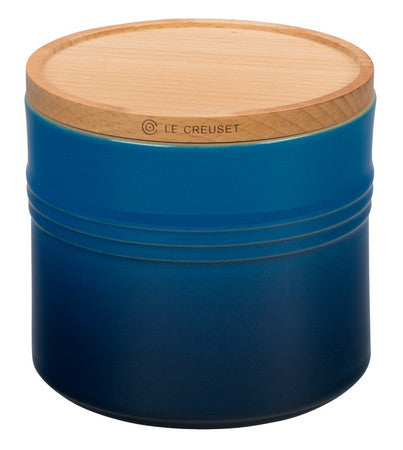 Le Creuset 1.5 Qt Marseille Canister With Wood Lid