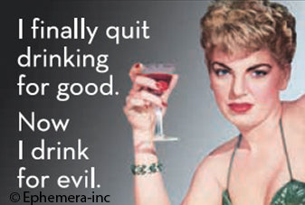 Ephemera Magnet Finally Quit Drinking for Good