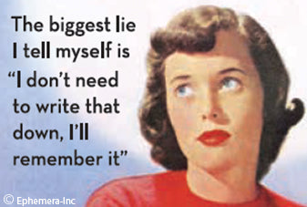 Ephemera Magnet Biggest Lie I tell Myself