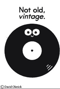 Ephemera Magnet Not Old, Vintage