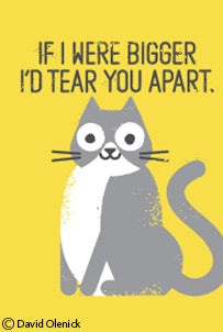 Ephemera Magnet If I Were Bigger I'd Tear you Apart