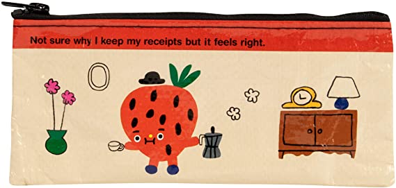 Blue Q Pencil Case Reciepts