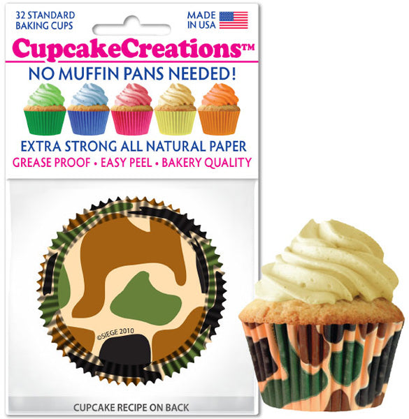 Siege Cupcake Creations Camo Baking Papers