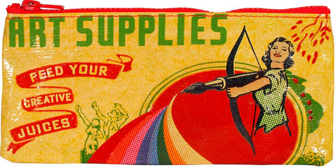 Blue Q Pencil Case, Art Supplies