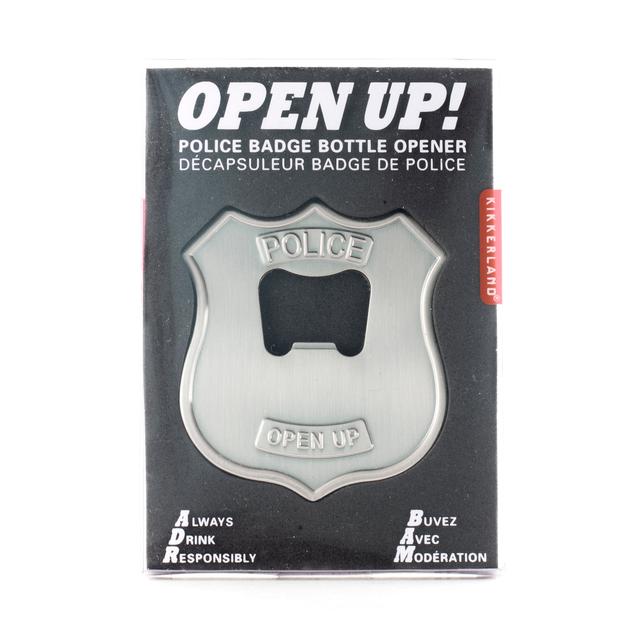 Kikkerland Police Badge Bottle Opener