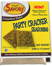 Savory Party Cracker Seasoning Cinnamon Toast