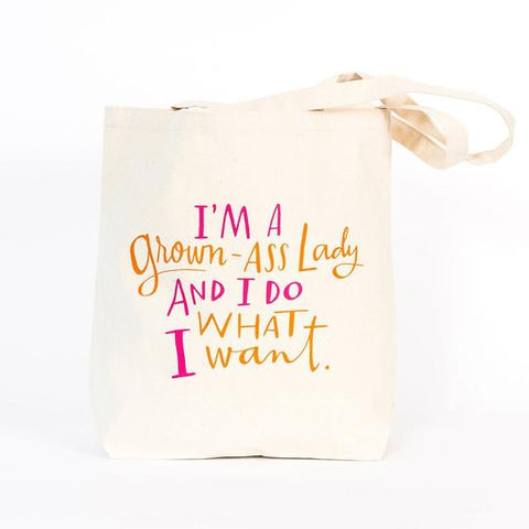 Emily McDowell Tote Bag I'm A Grown-Ass Lady
