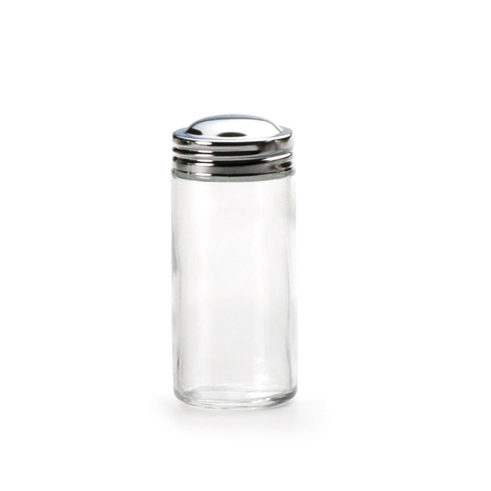 RSVP Glass Spice Jar Chrome Lid