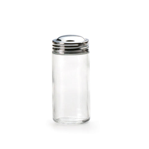 RSVP Glass Spice Jar Chrome Lid