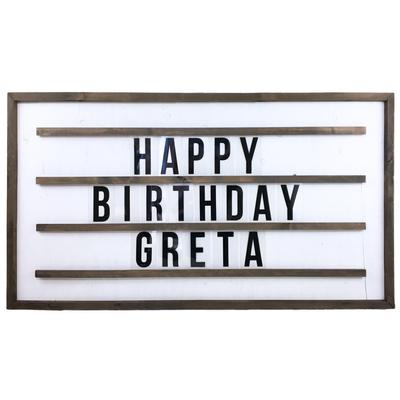 Twelve Timbers Marquee Board 24" x 44" With Letters