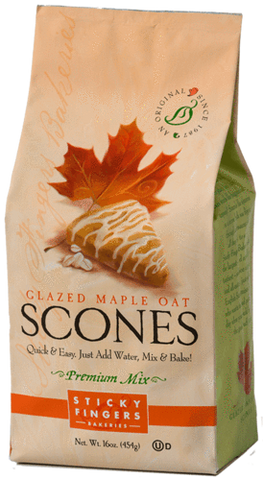 Sticky Fingers Bakery Scone Mix Glazed Maple Oat
