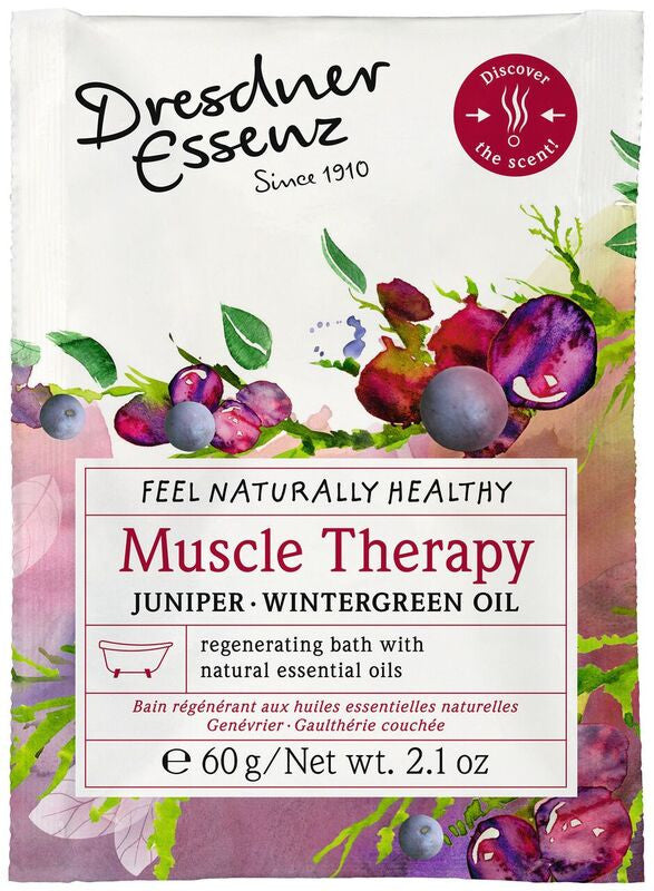 European Soaps Dresdner Essenz Muscle Therapy Juniper & Wintergreen Oil Health Bath