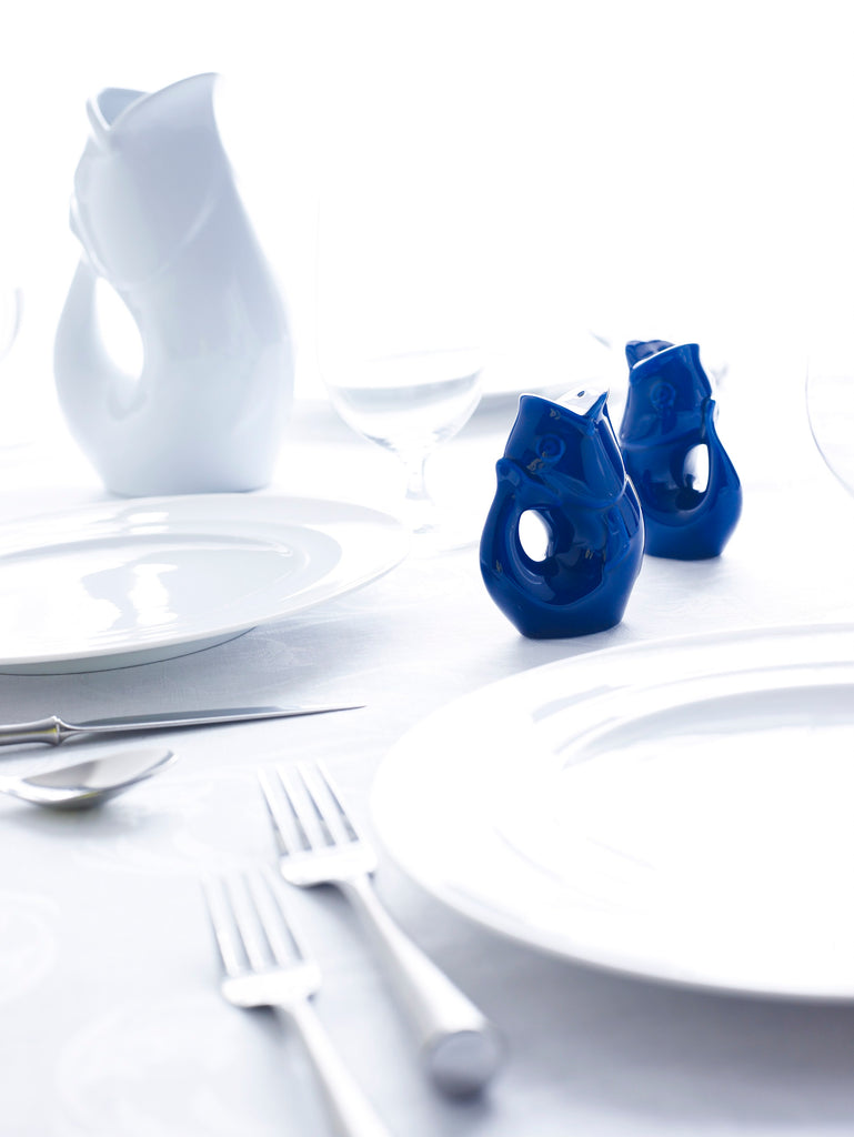 Gurgle Pot Salt and Pepper Set Cobalt