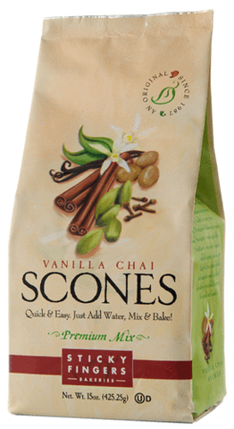 Sticky Fingers Bakery Scone Mix Vanilla Chai