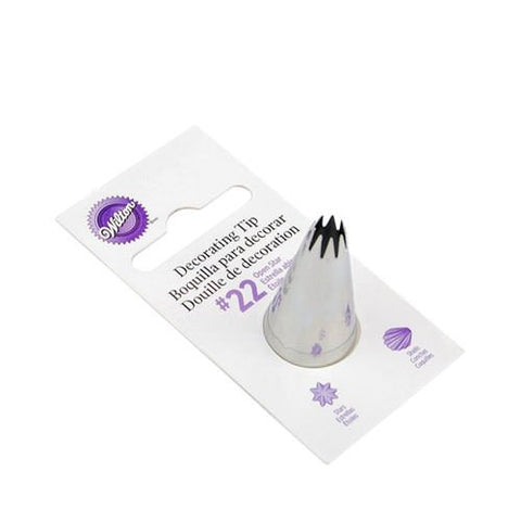 Wilton Metal Tip #22 Open Stars