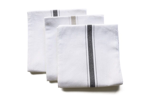 Royal Blue Floursack Dish Towels Set of 3