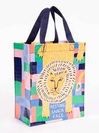Blue Q Handy Tote Resting Snack Face