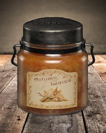 McCall's Autumn Leaves Scented Jar Candle 16 oz.