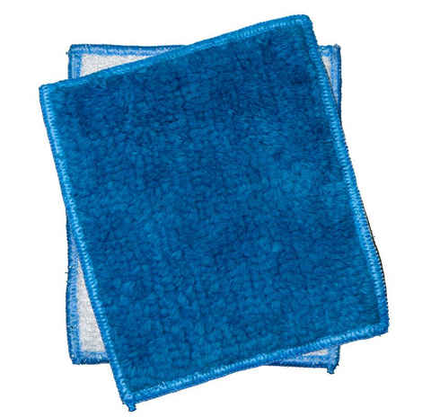 Janey Lynn's Designs Shrubbies Dishcloth Blue Jewel Set of Two