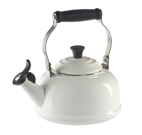 Le Creuset 1.7 Qt White Classic Whistling Kettle