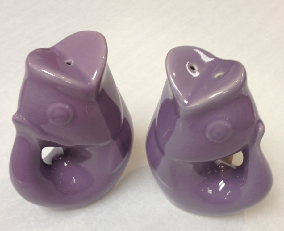Gurgle Pot Salt and Pepper Set Lavender