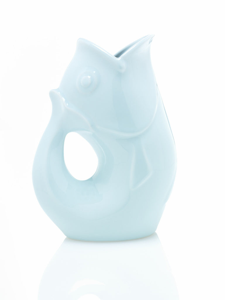 Gurgle Pot Medium Creamer Light Blue