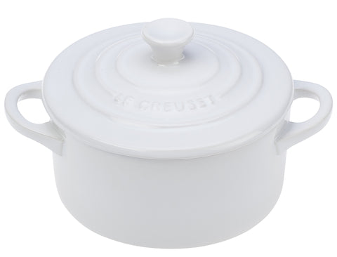 Le Creuset White Mini Round Cocotte