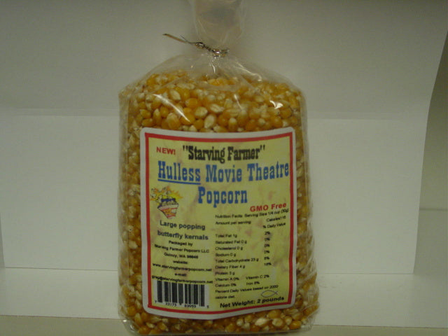 Starving Farmer Hulless Movie Theatre Popcorn