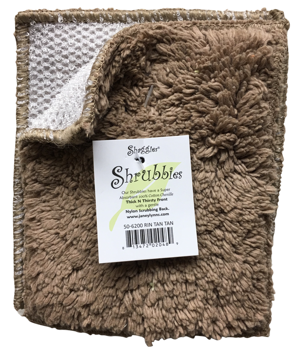 Janey Lynn's Designs Shrubbies Dishcloth Rin Tin Tan Set of Two