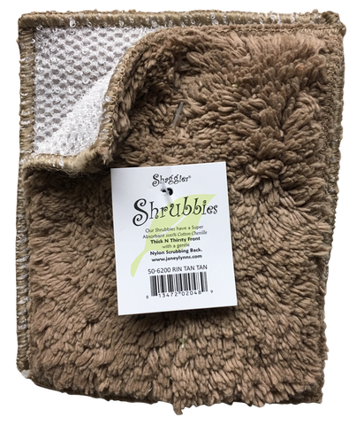 Janey Lynn's Designs Shrubbies Dishcloth Rin Tin Tan Set of Two